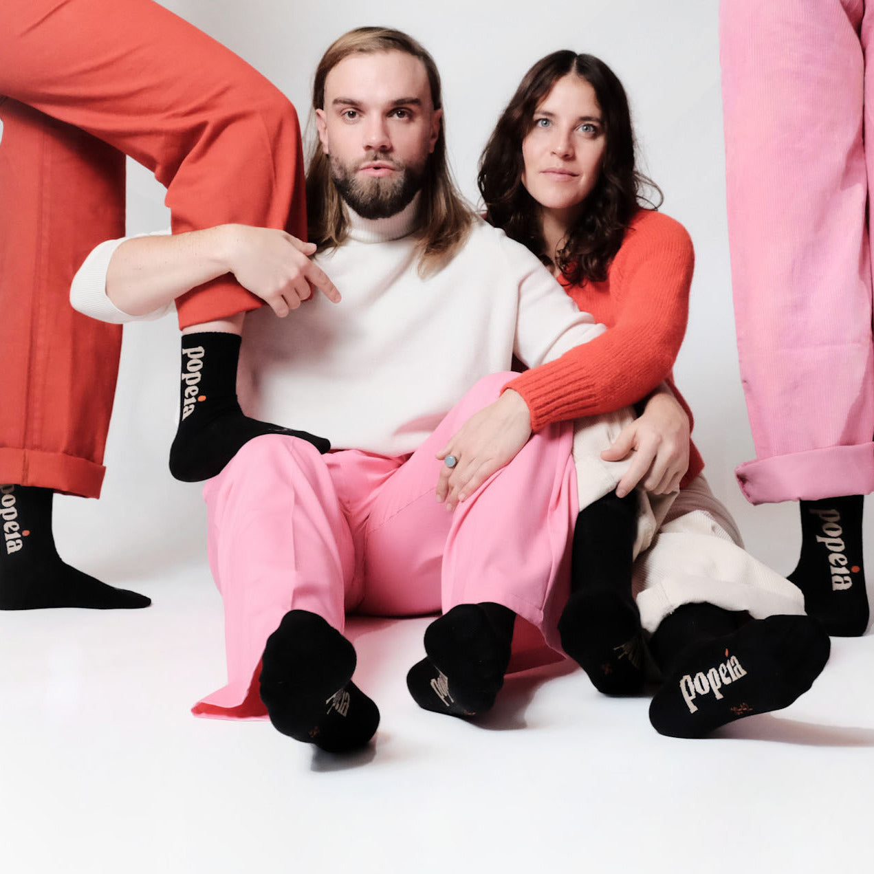 popeia Socken The Bold aus Bio-Baumwolle - schwarz_3