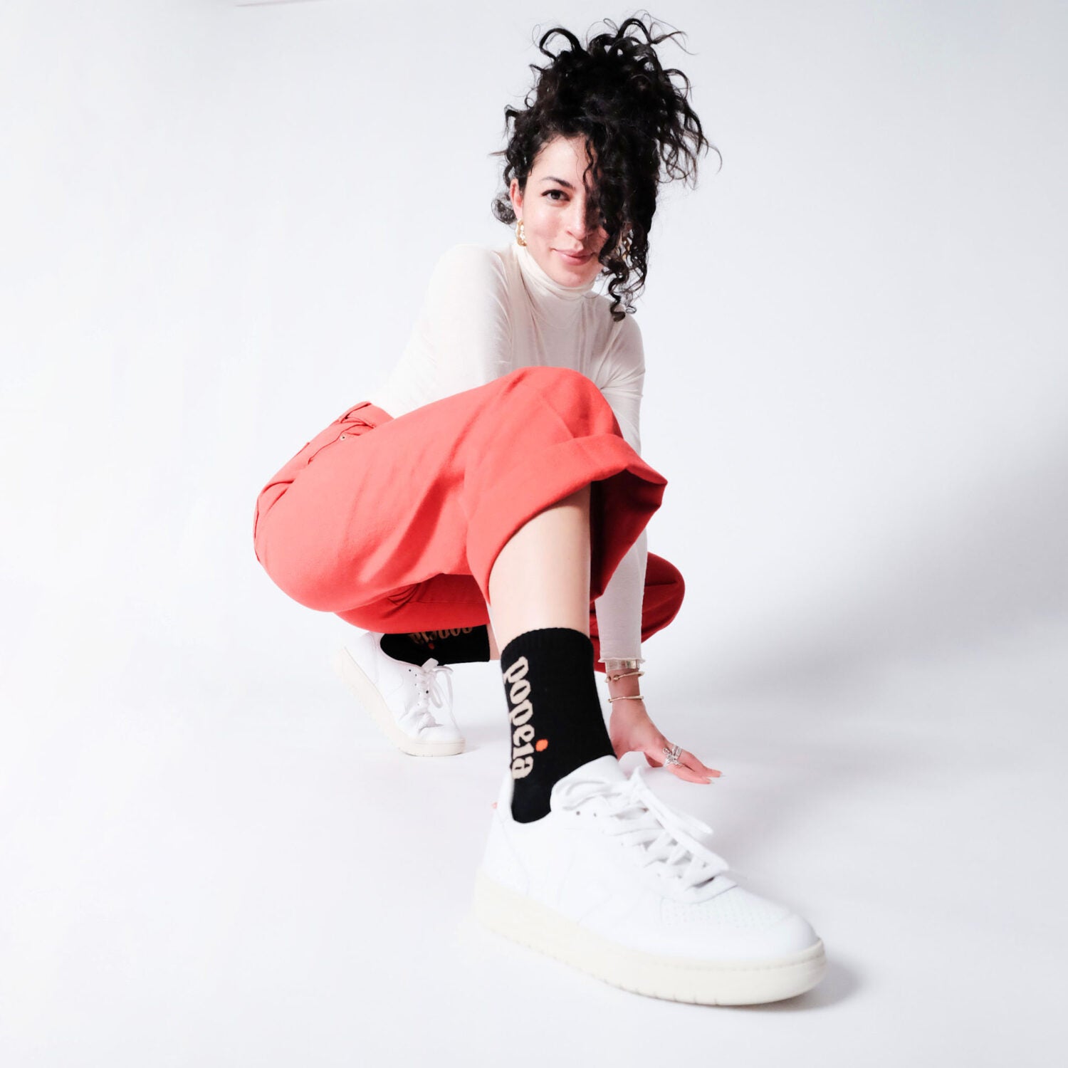 popeia Socken The Bold aus Bio-Baumwolle - schwarz_4