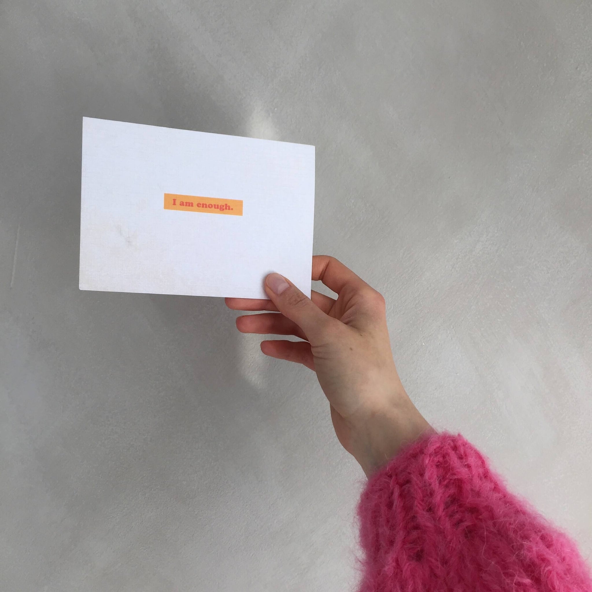 Send positive vibes 3-teiliges Postkarten-Set "&ME"
