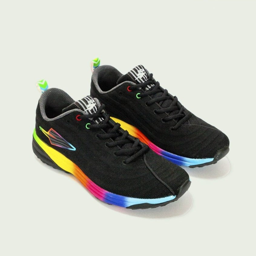 ENDA Laufschuhe "Lapatet" 40.5 Black Rainbow Runner