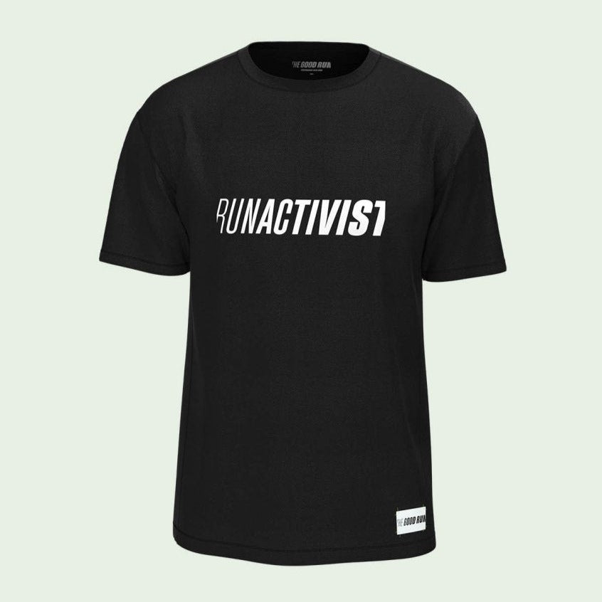The Good Run Laufshirt "RUNACTIVIST" Black