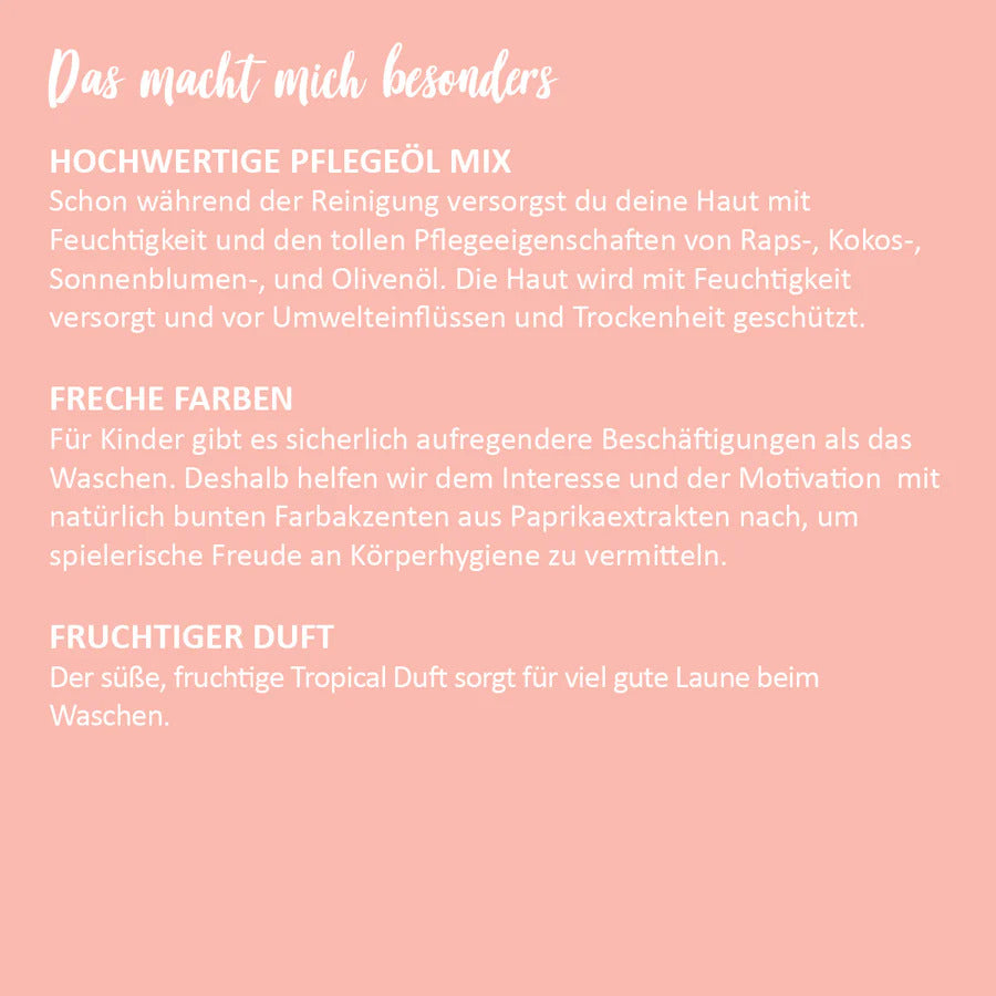 puremetics Kinderseife "Tropical" 60 g