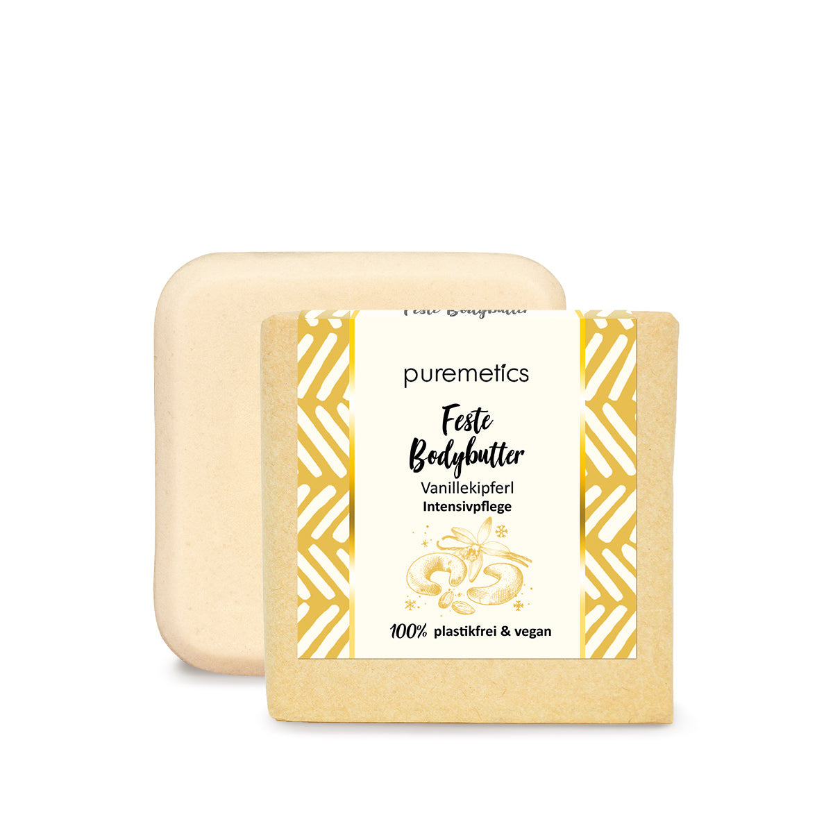 puremetics Feste Bodybutter "Vanillekipferl" 60 g