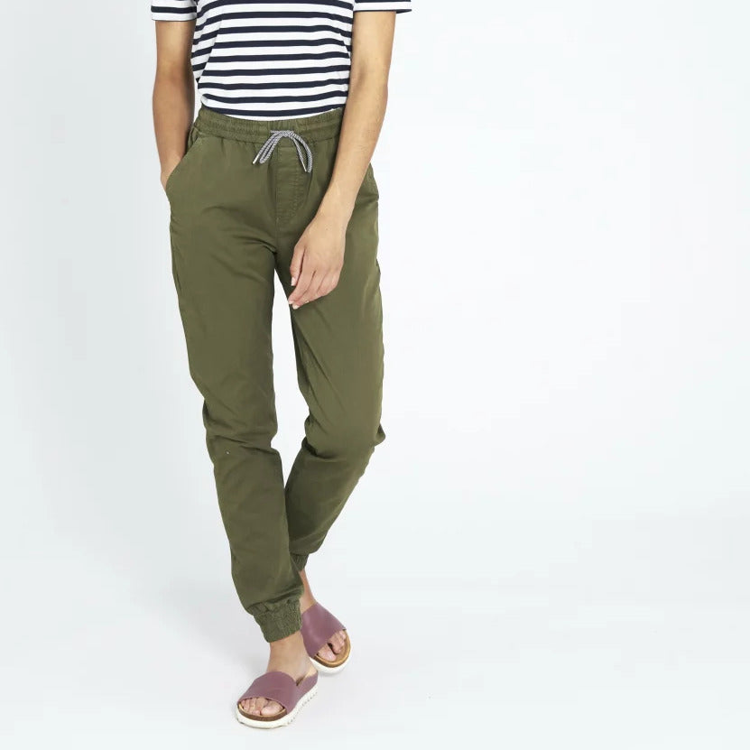 recolution Damen Chinohose "CALATHEA" - Olive