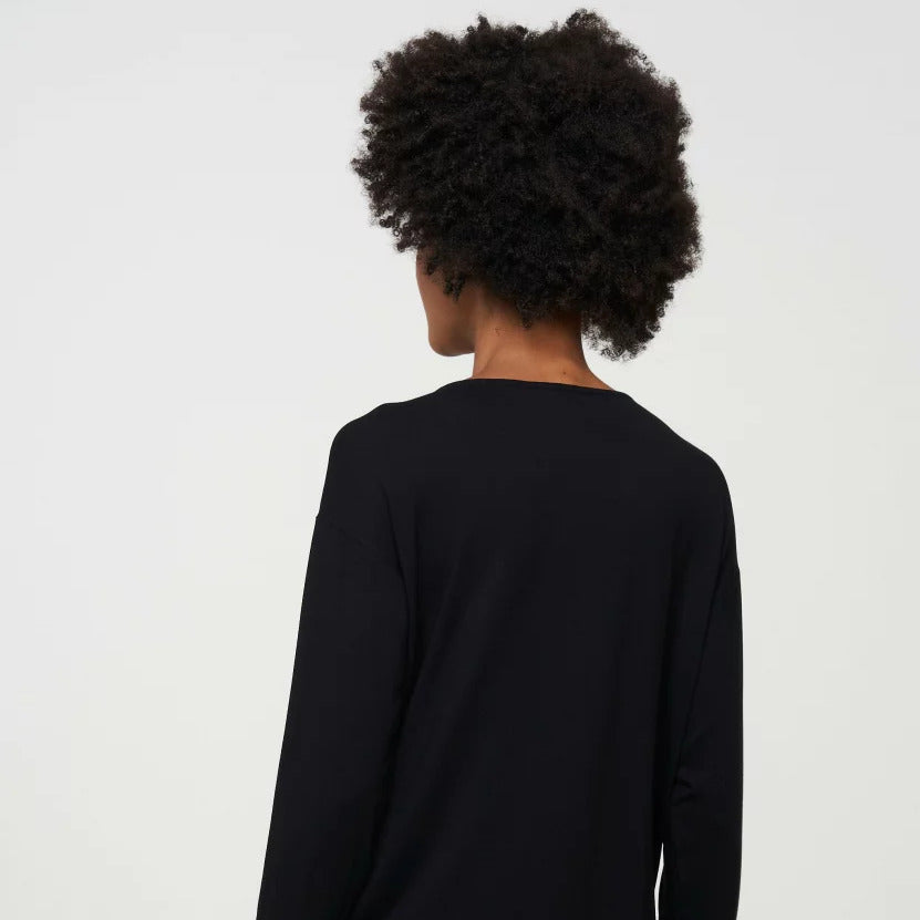 recolution Damen Longsleeve "FUCHSIA" - Black