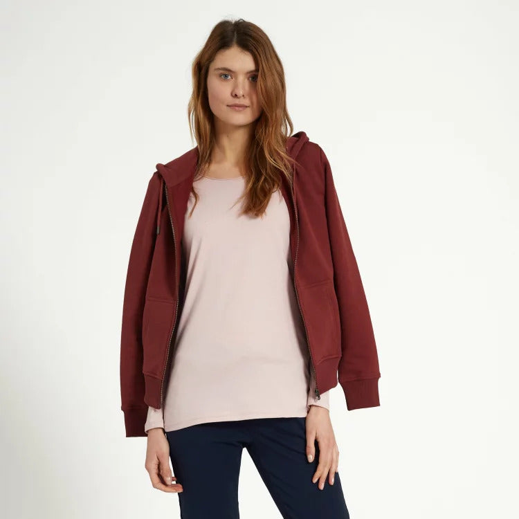 recolution Damen Longsleeve "HIBISCUS" - Nude Rose