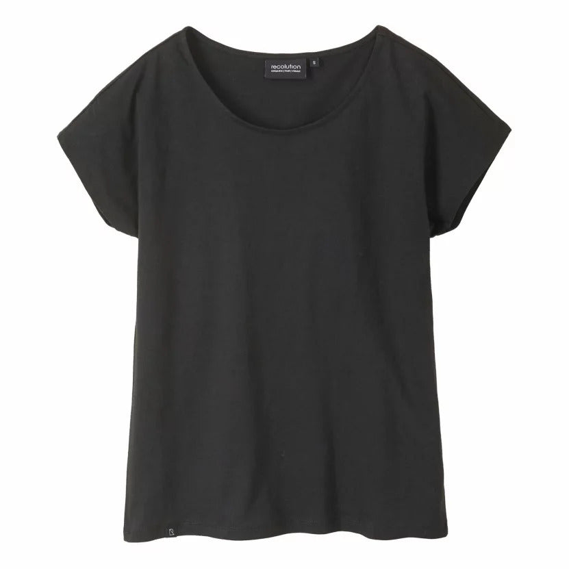 recolution Damen T-Shirt "CASUAL" - Black