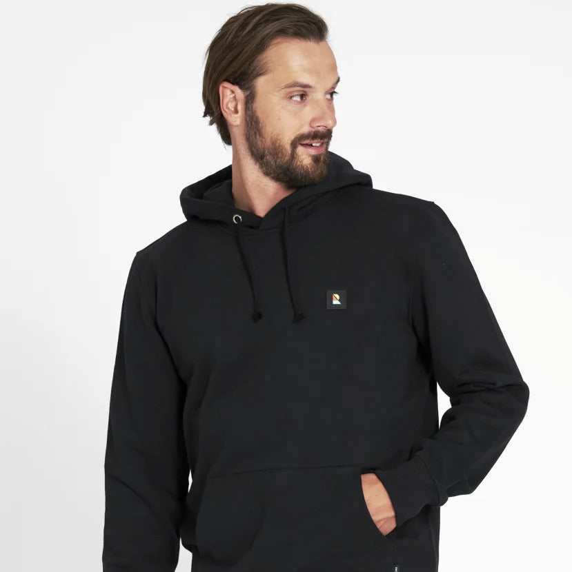 recolution-herren-hoodie-reco-badge-black