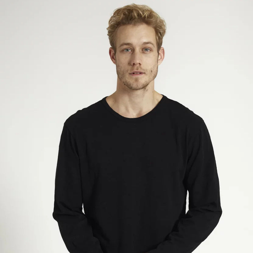 recolution Herren Longsleeve "MACA" - Black