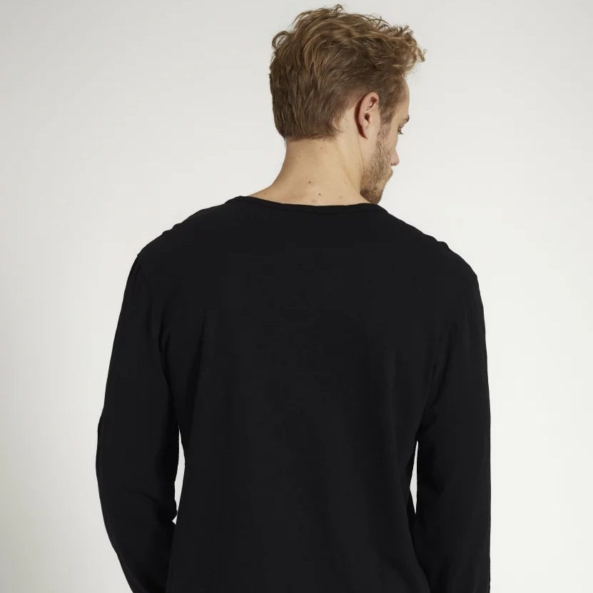 recolution Herren Longsleeve "MACA" - Black