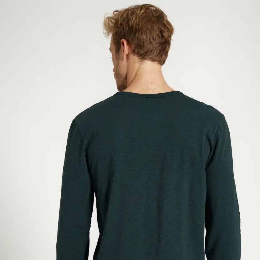 recolution Herren Longsleeve "MACA" - Forest Green