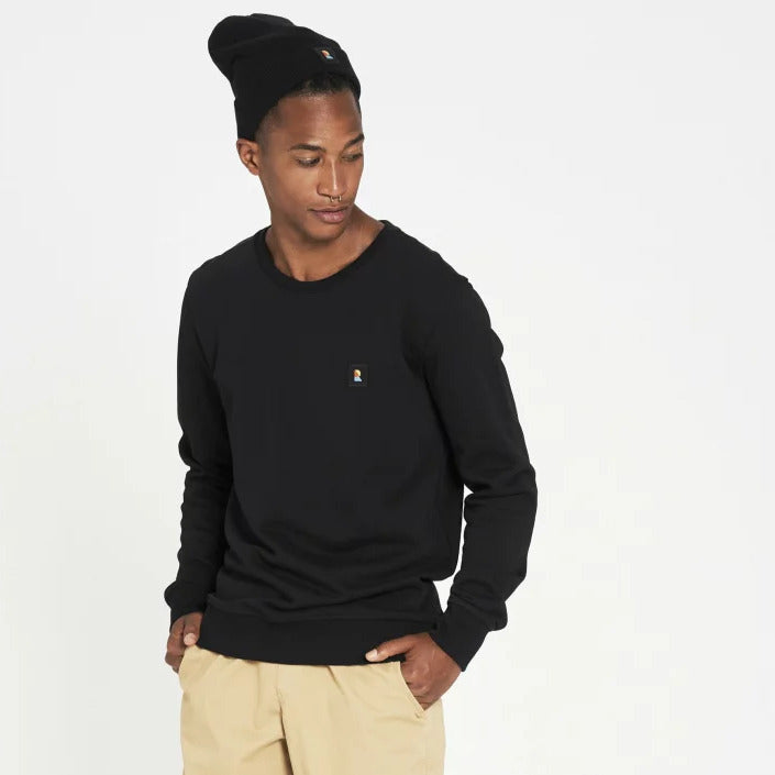 recolution Herren Sweatshirt "RECO BADGE" - Black
