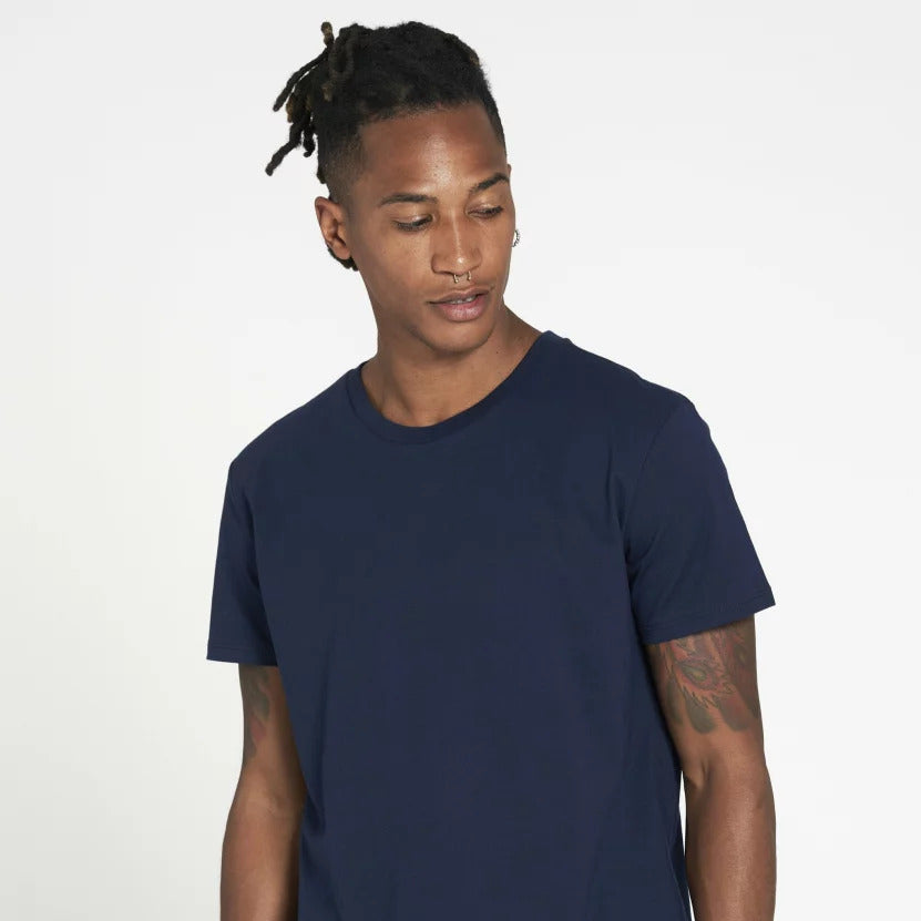 recolution Herren T-Shirt "Long AGAVE" - Navy