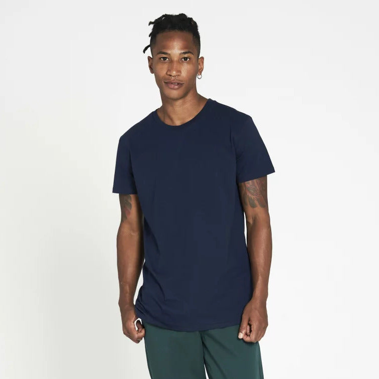 recolution Herren T-Shirt "Long AGAVE" - Navy