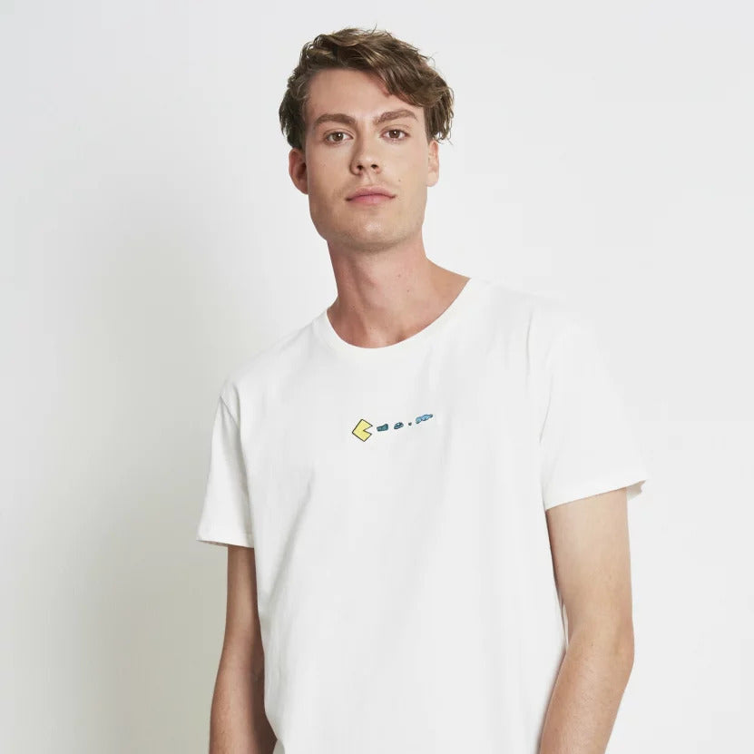 recolution Organic Herren T-Shirt "TRASHMAN" - White