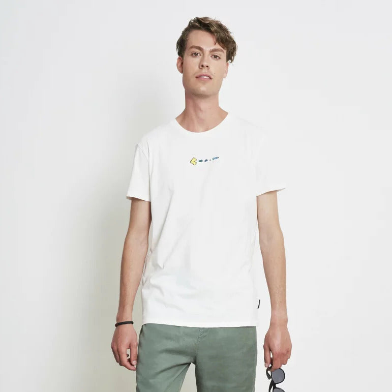 recolution Organic Herren T-Shirt "TRASHMAN" - White