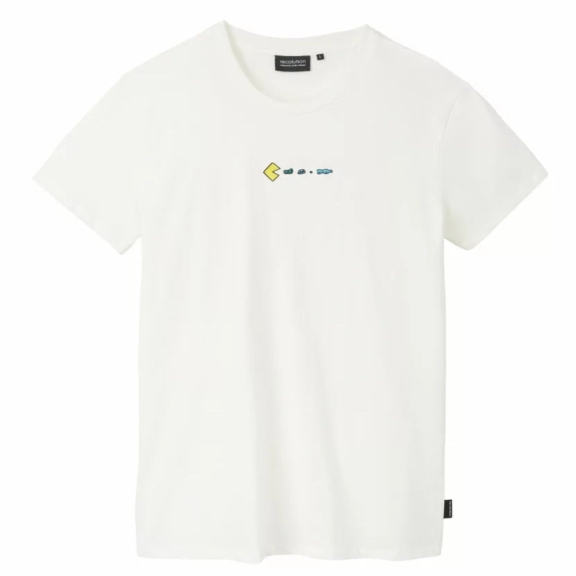 recolution Organic Herren T-Shirt "TRASHMAN" - White