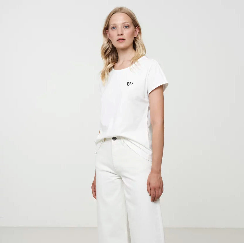 recolution T-Shirt "ALOCASIA LOVE" - Off White