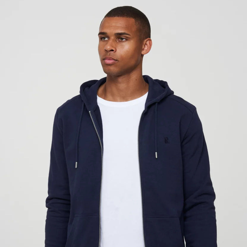 recolution Zipper Hoodie "BIRCH" - Navy