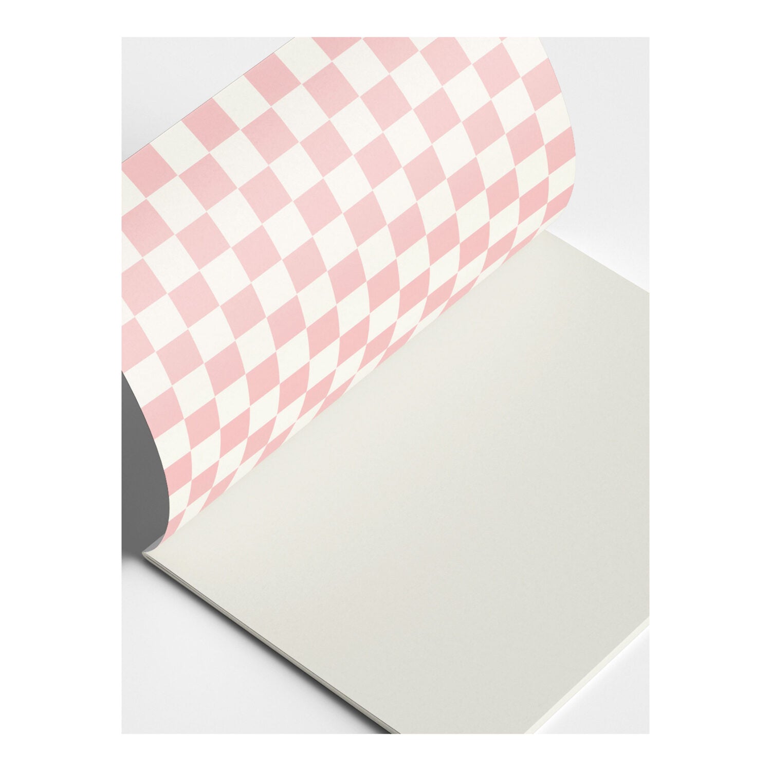 redfries Notizheft DIN A5 checkered rose
