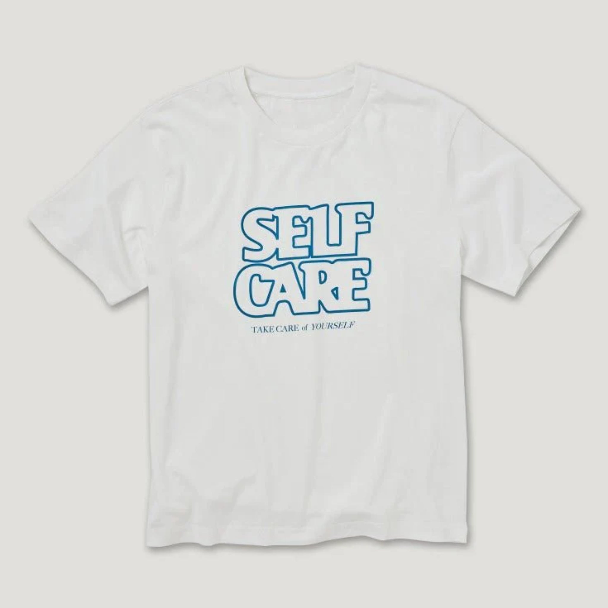 hey soho T-Shirt "Self Care" Off-white