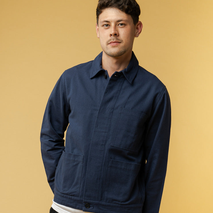 MELAWEAR Herren Twill-Jacke "SENTHIL" - Dritte Wahl