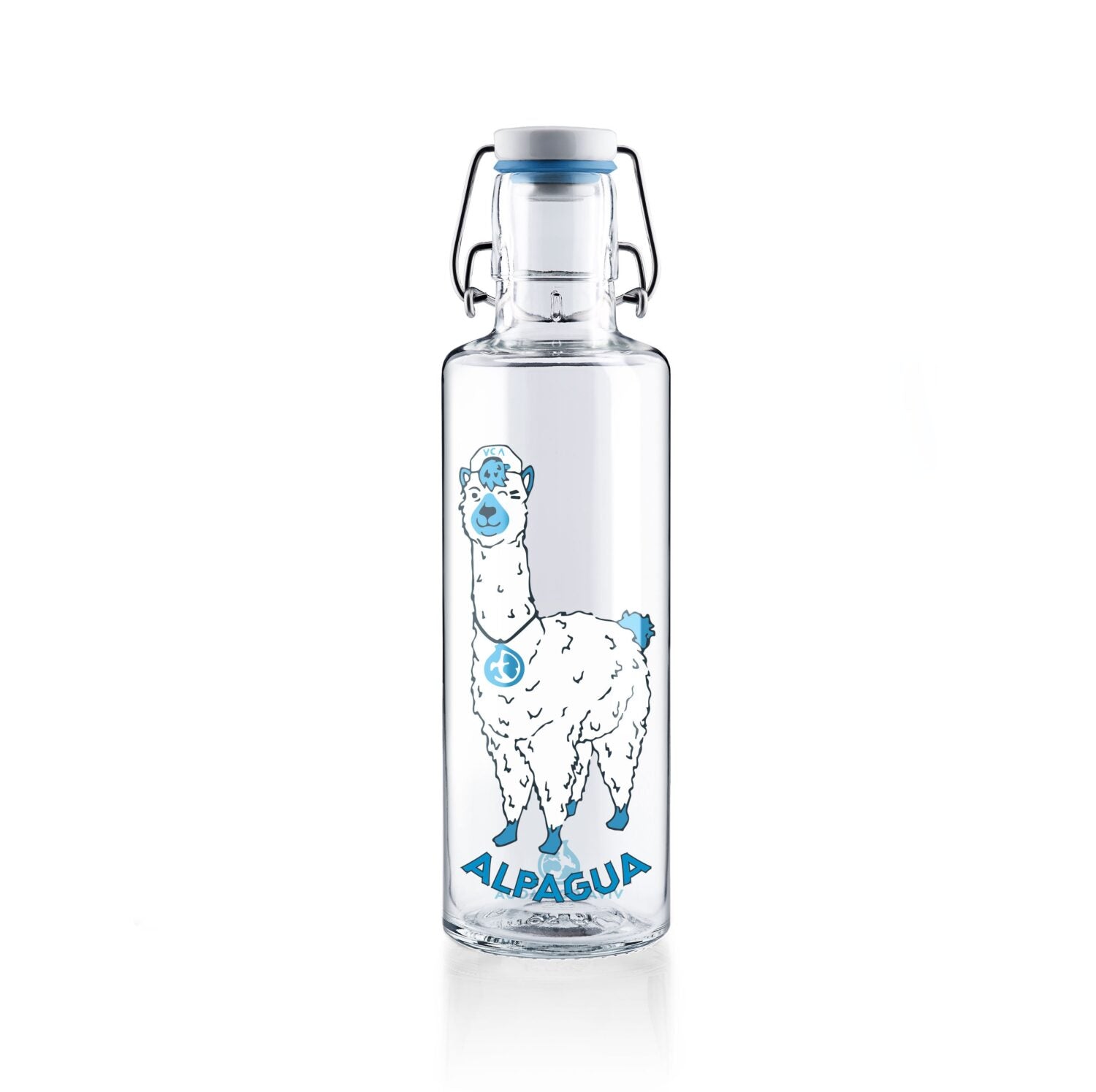 soulbottles 0,6l Glastrinkflasche "Alpagua"