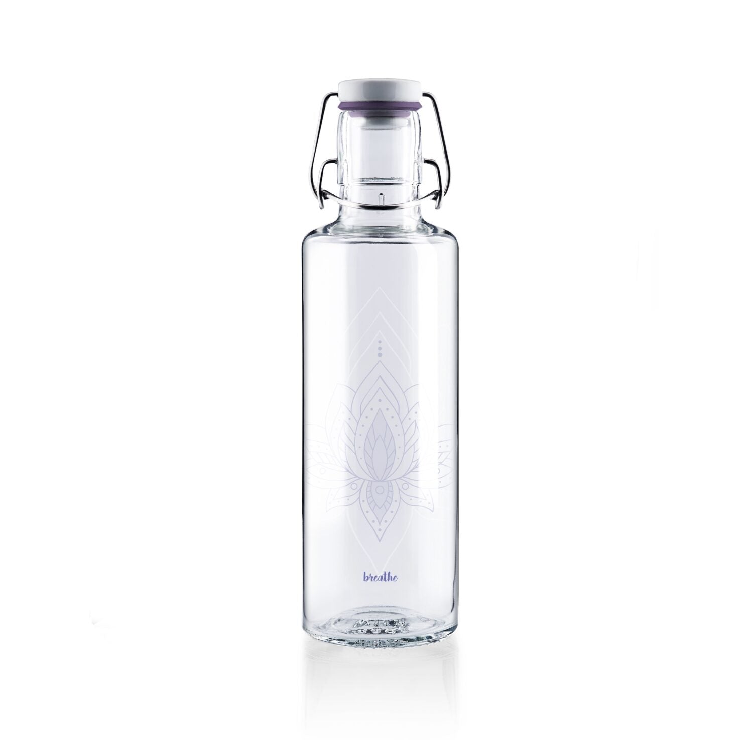 soulbottles 0,6l Glastrinkflasche "Just breathe" - Dritte Wahl