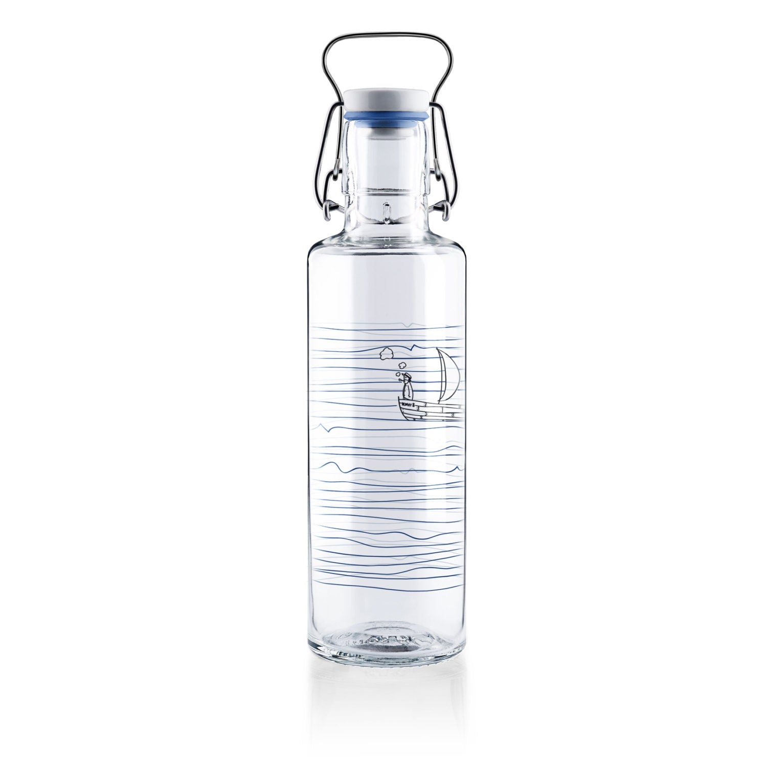 soulbottles 0,6l Glastrinkflasche "Heimat.Wasser." - Dritte Wahl