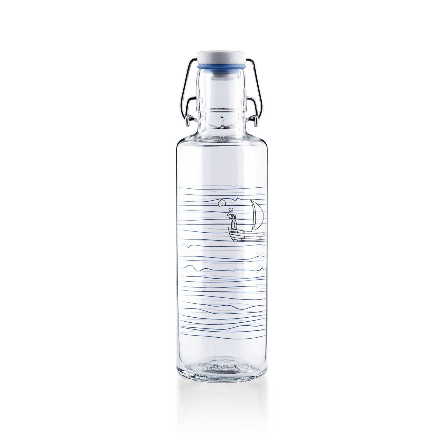 soulbottles 0,6l Glastrinkflasche "Heimat.Wasser." - Dritte Wahl