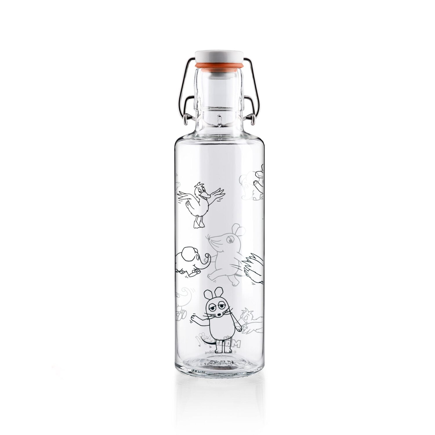soulbottles 0,6l Glastrinkflasche "Die Maus Crew"