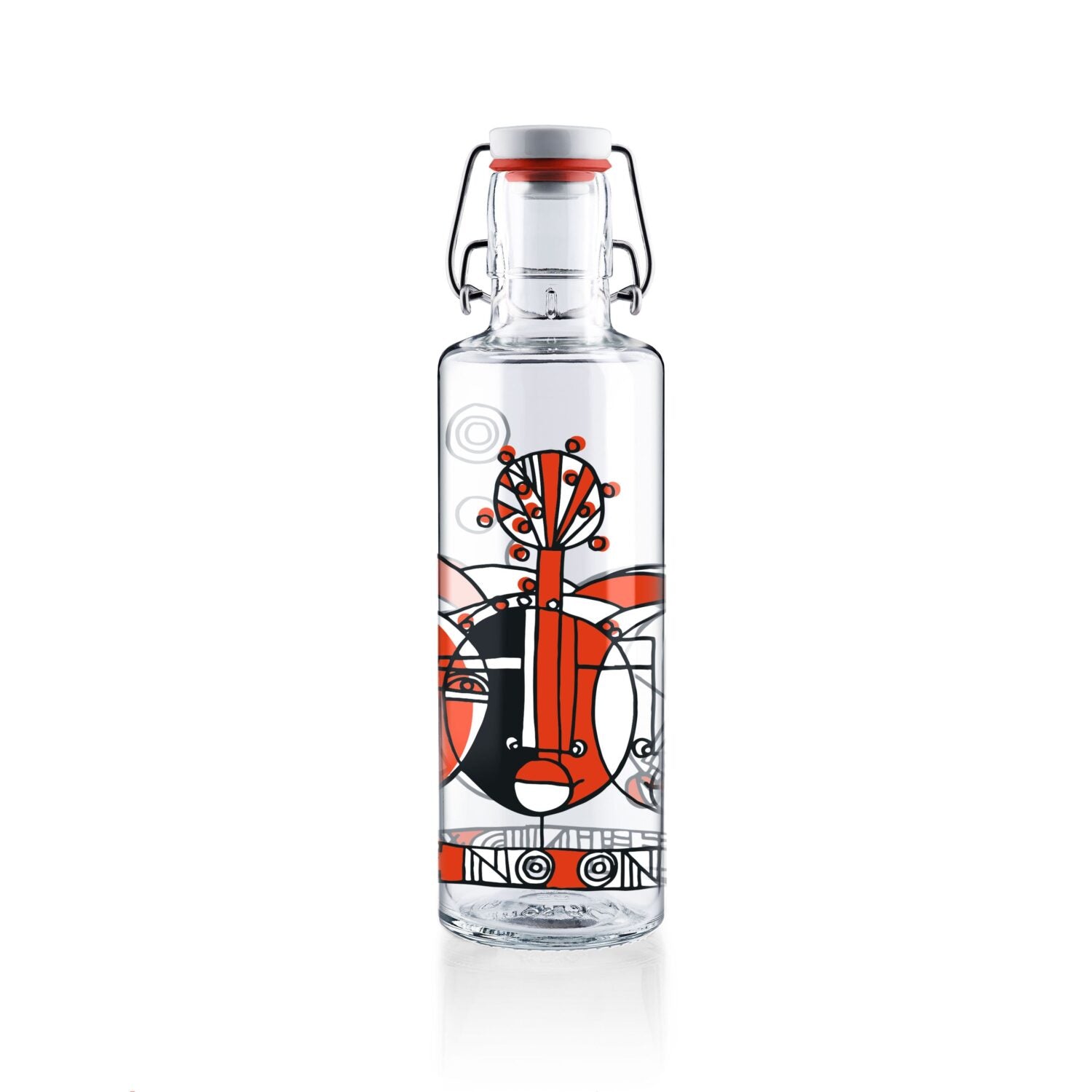 soulbottles 0,6l Glastrinkflasche "Leave no one behind"