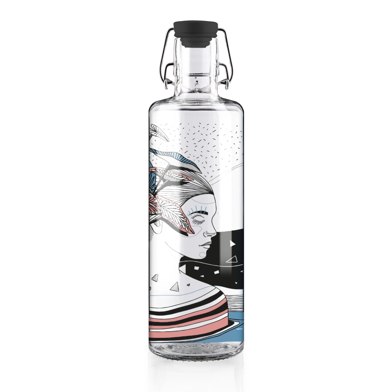 soulbottles 1l Glastrinkflasche Spirit of nature