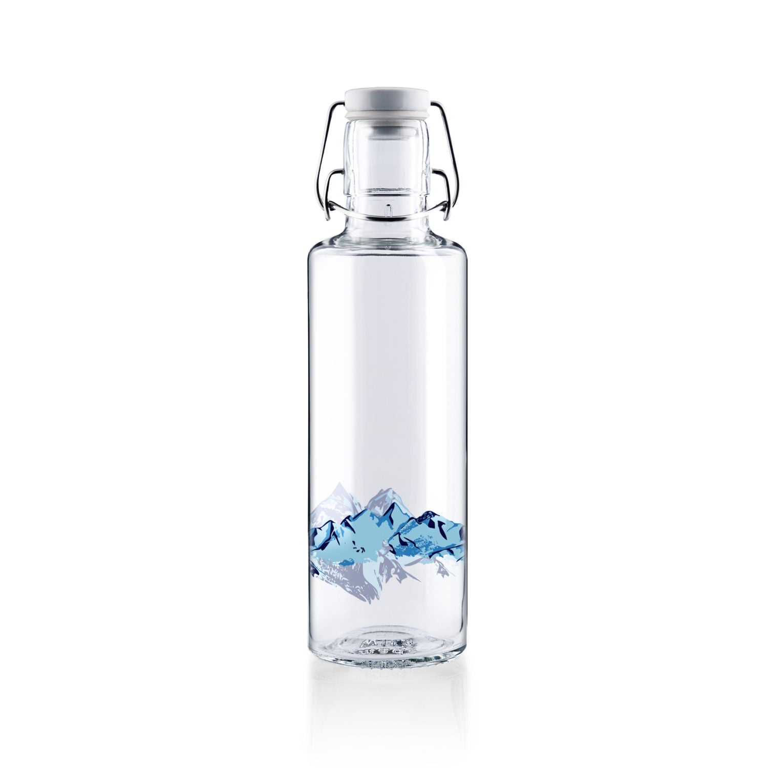 soulbottles 0,6l Glastrinkflasche "Alpenblick"