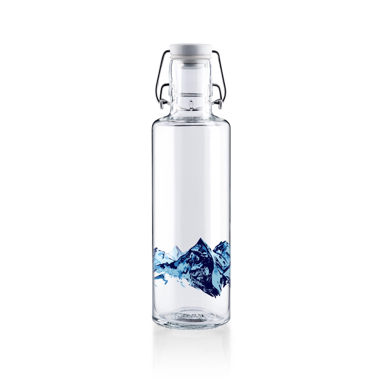soulbottles 0,6l Glastrinkflasche "Alpenblick"