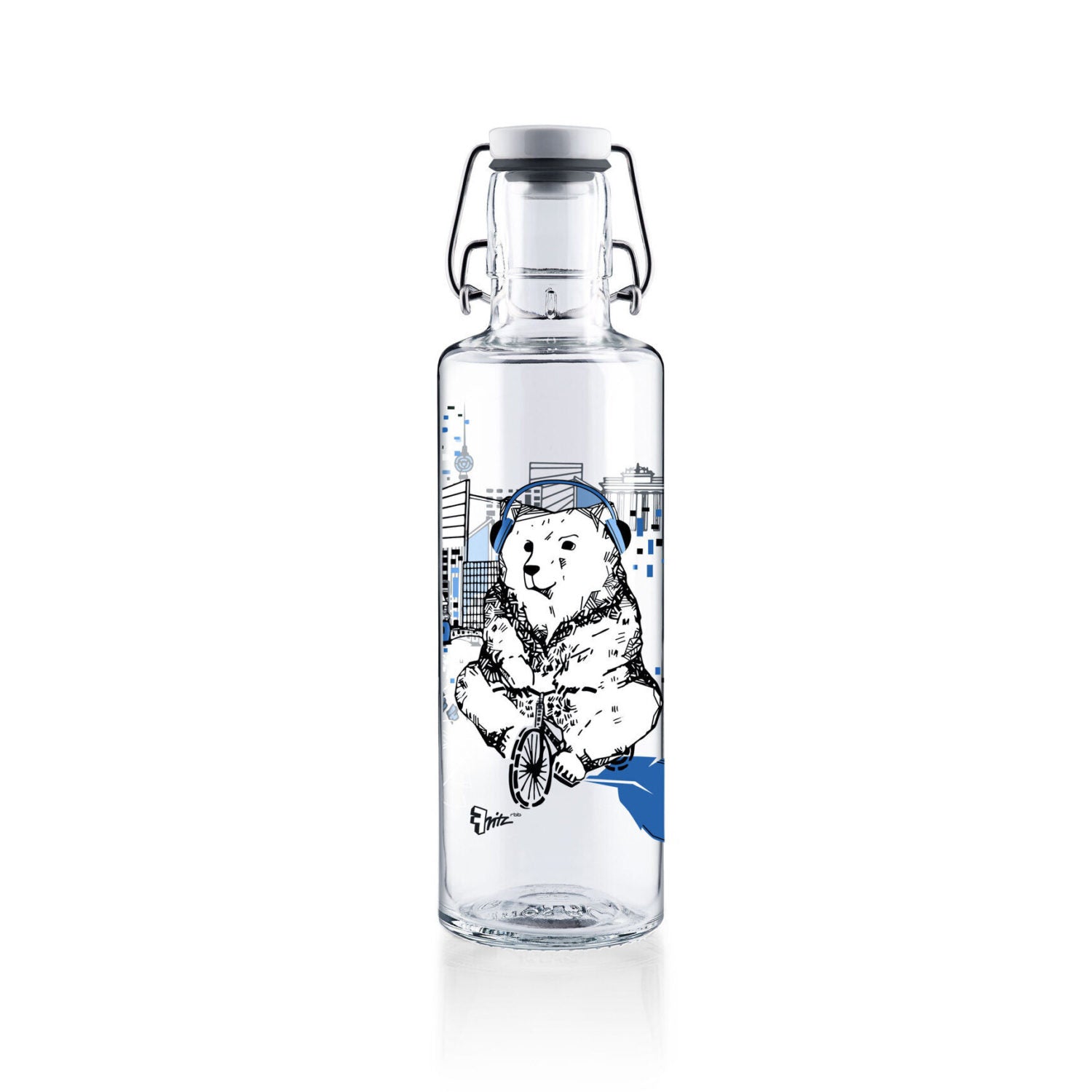 soulbottles 0,6l Glastrinkflasche "Bärlinliebe"