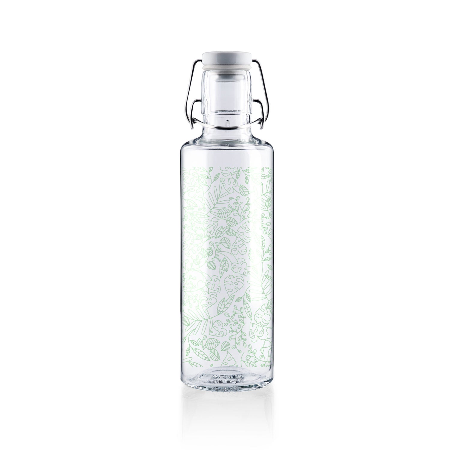 soulbottles 0,6l Glastrinkflasche "Plants make people happy"