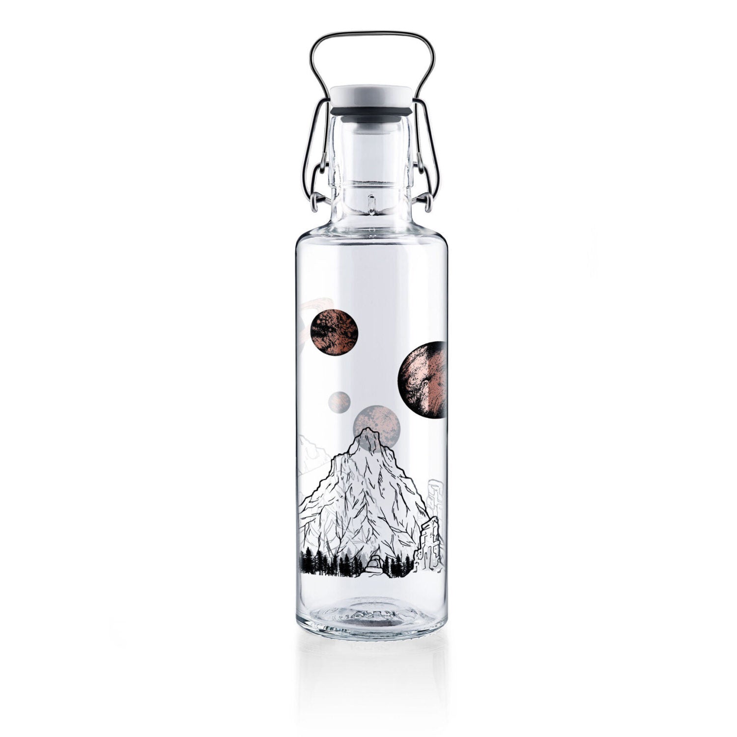 soulbottles 0,6l Glastrinkflasche "The sky is not the limit"