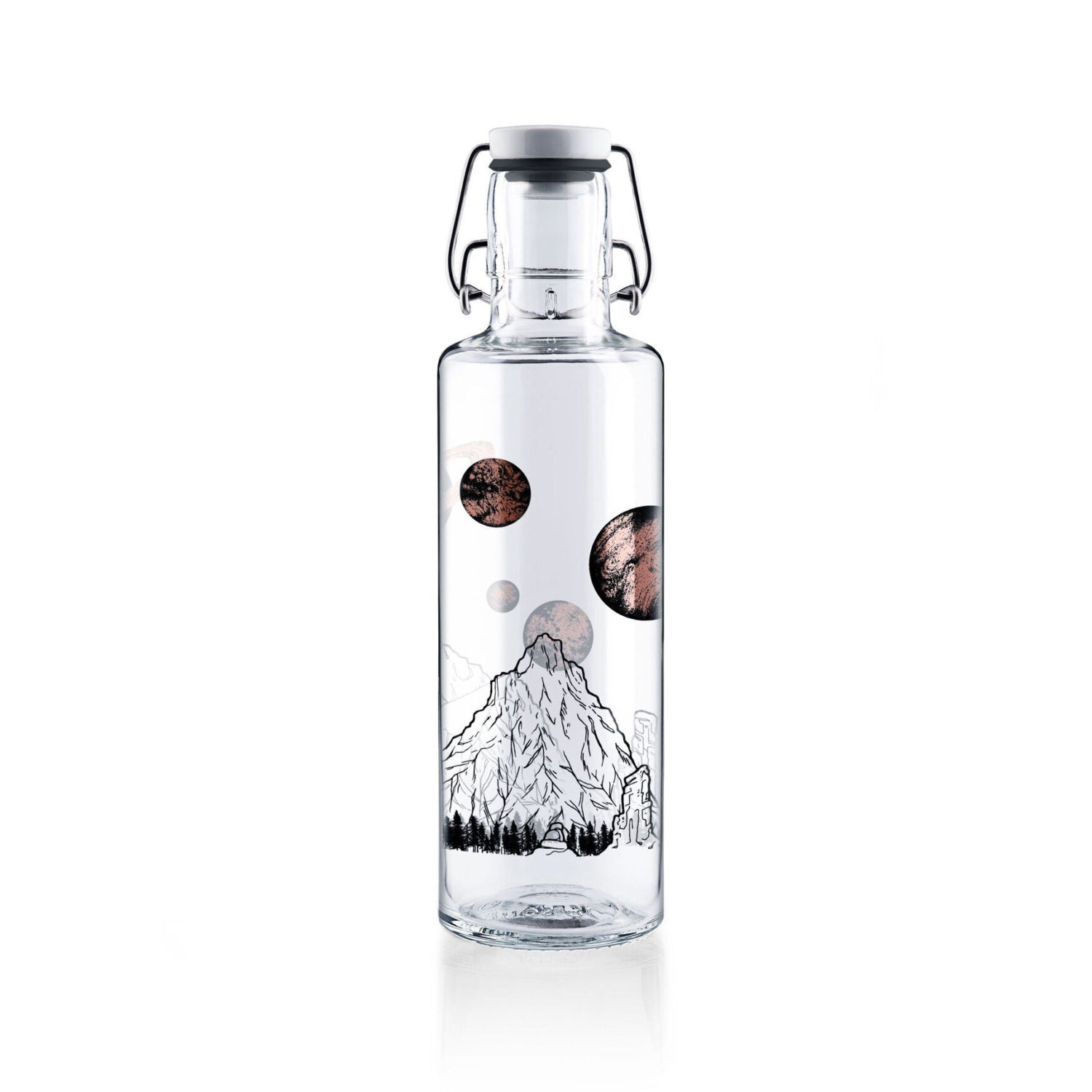 soulbottles 0,6l Glastrinkflasche "The sky is not the limit"