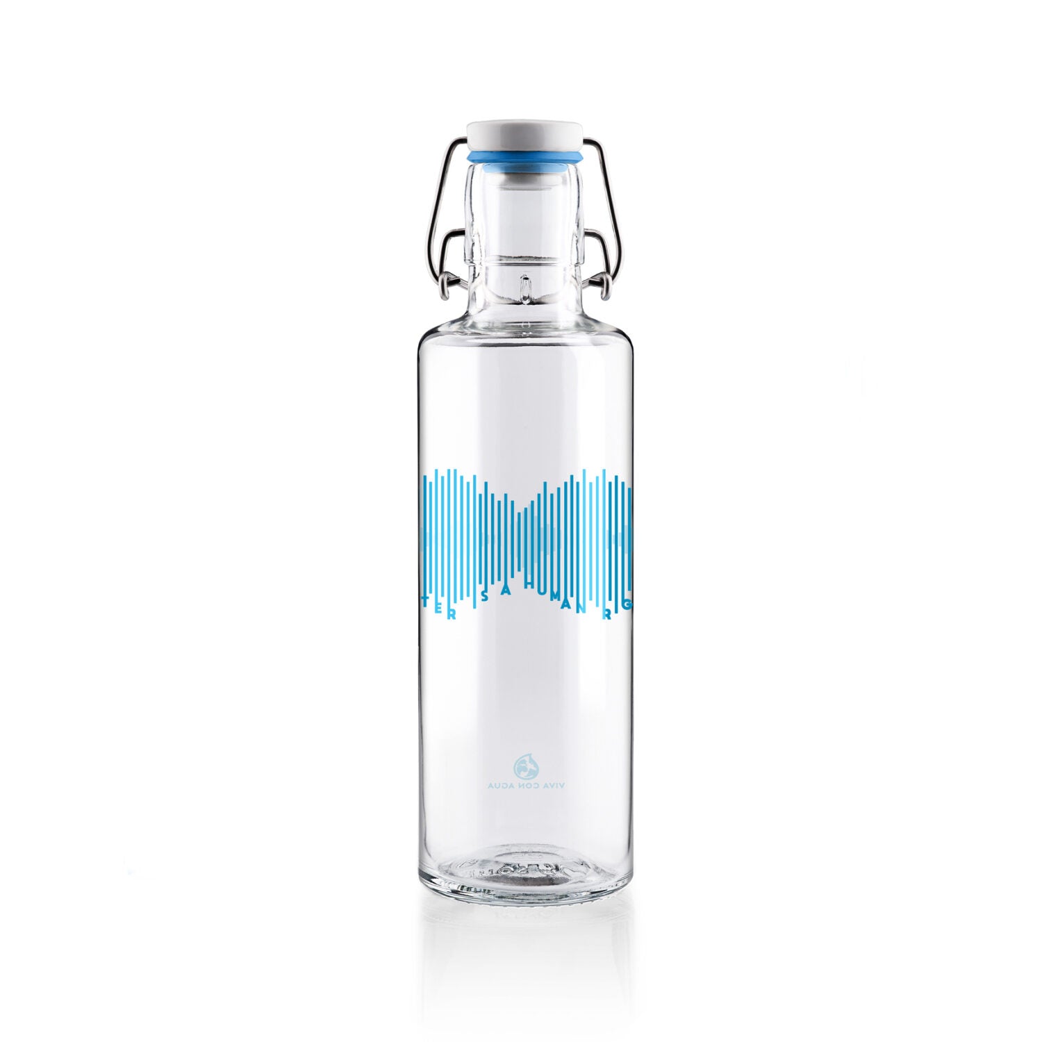 soulbottles 0,6l Glastrinkflasche "Water is a human right"