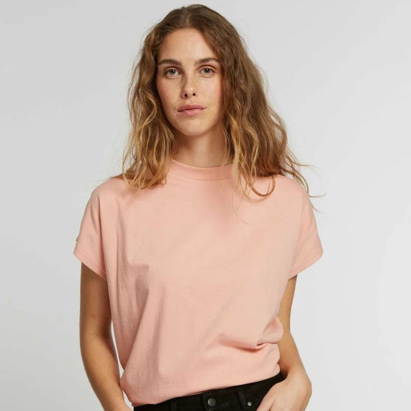 ThokkThokk Damen Boxy T-Shirt "Ballerina" - Rose
