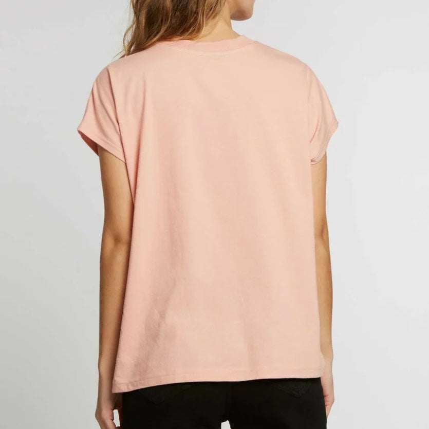 ThokkThokk Damen Boxy T-Shirt "Ballerina" - Rose