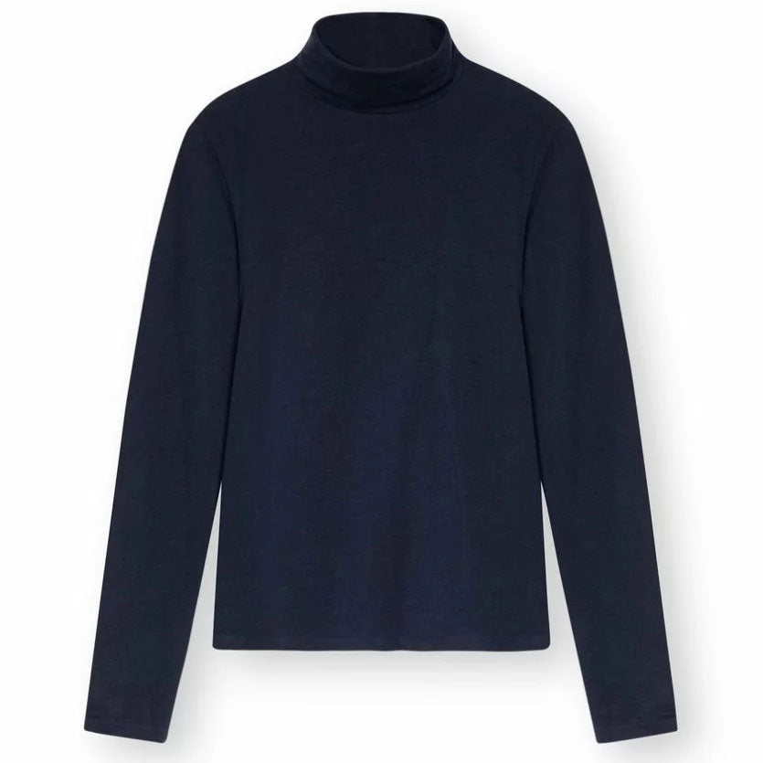 ThokkThokk Damen "Fitted Turtleneck" - Dark Navy
