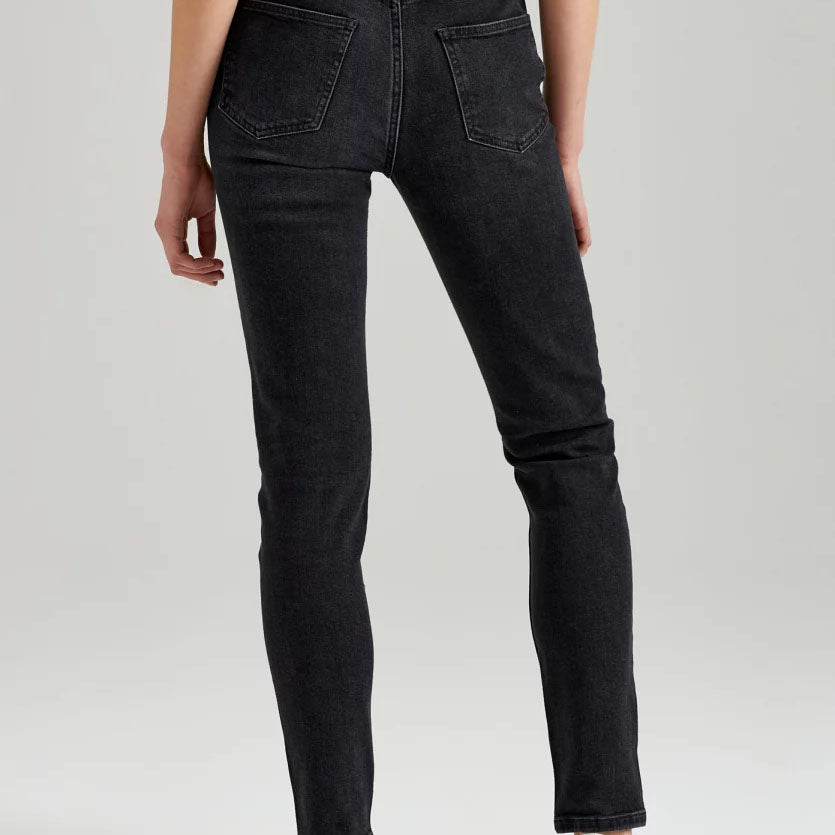 ThokkThokk Damen Skinny Jeans - Grau
