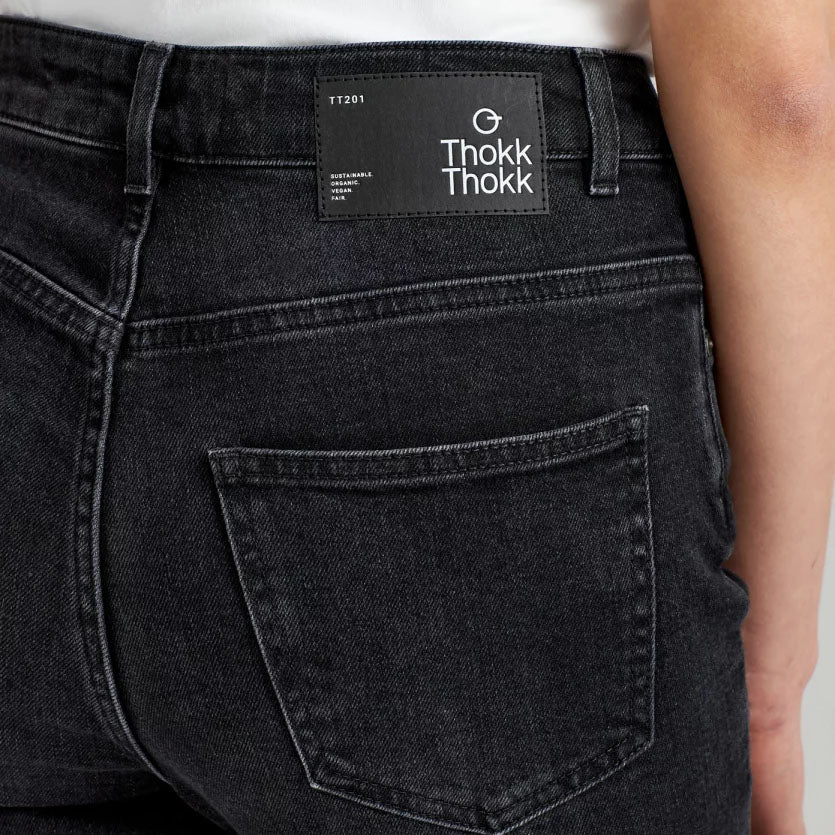 ThokkThokk Damen Skinny Jeans - Grau