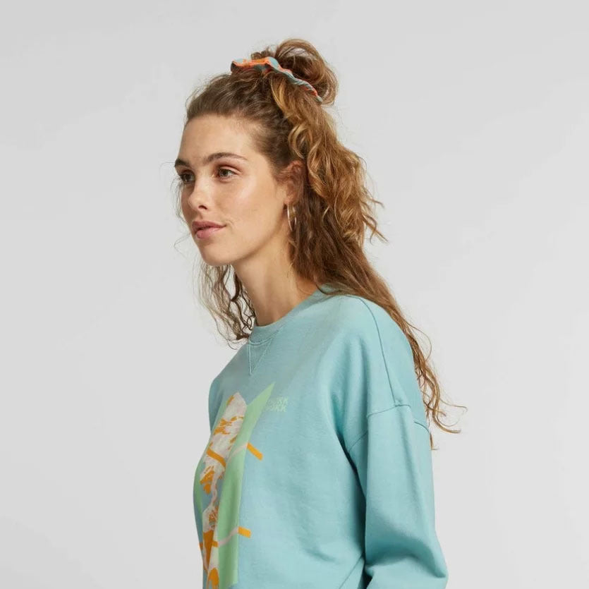 ThokkThokk Damen Sweater "Light" - Aqua