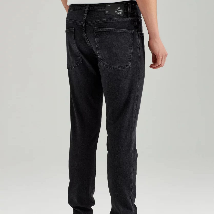 ThokkThokk Herren Slim Jeans - Grau