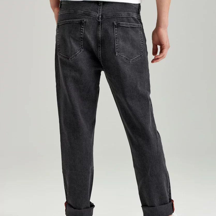 ThokkThokk Herren Straight Jeans - Grau