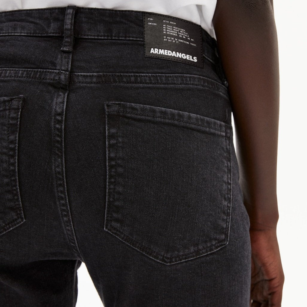 ARMEDANGELS Damen Skinny Fit Mid Waist Jeans "TILLAA X STRETCH" - black night