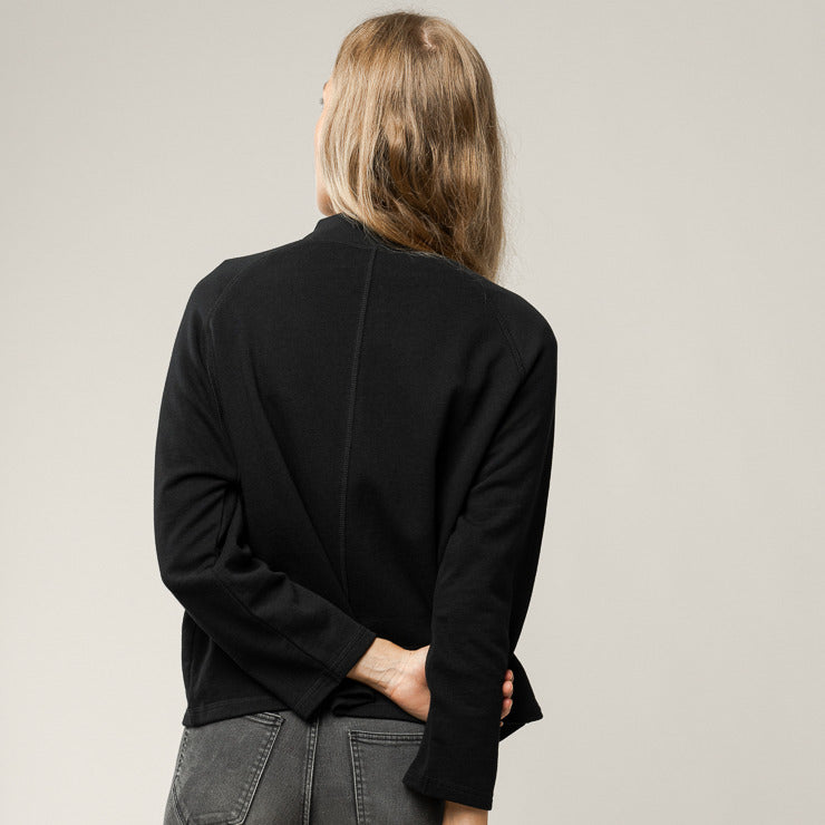 MELAWEAR Damen Sweatshirt-Jacke UMA Schwarz